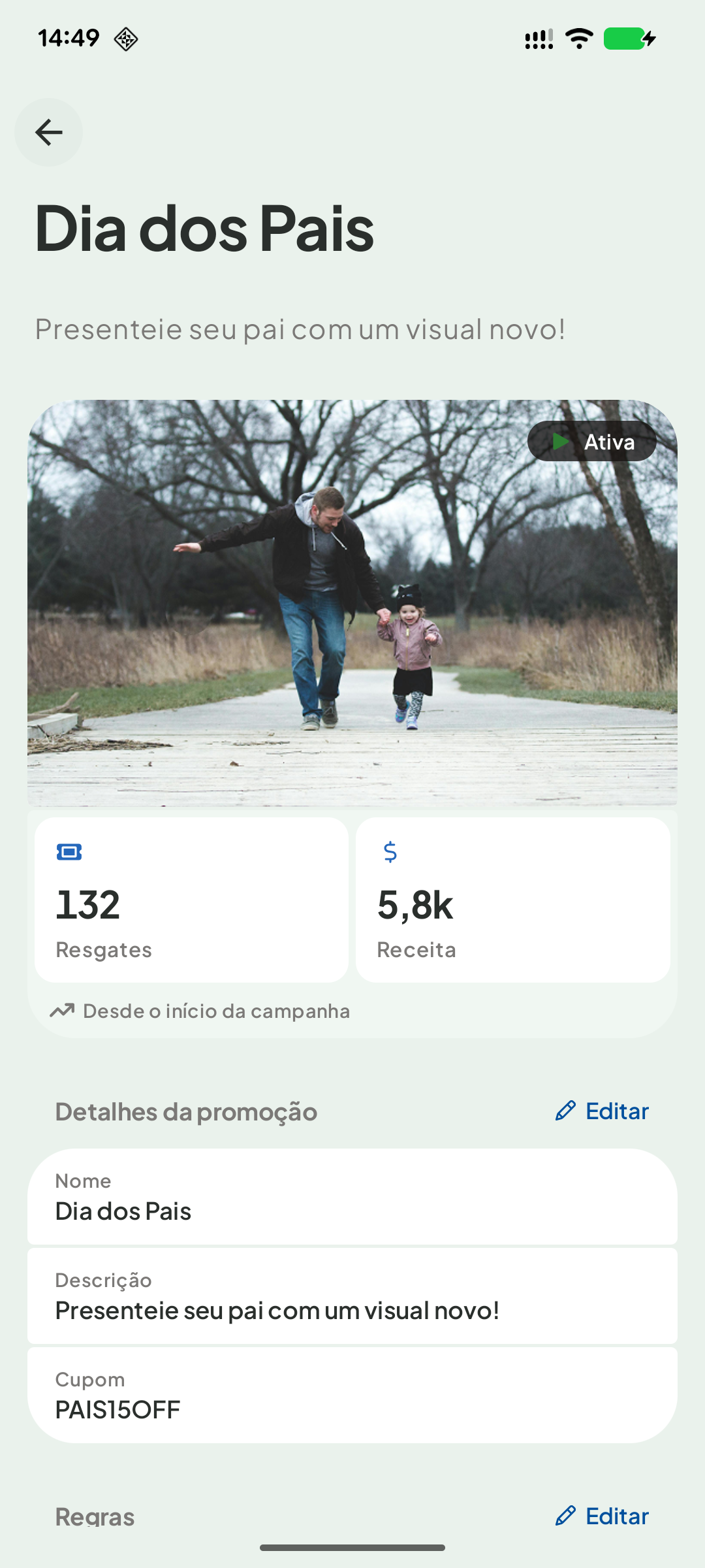 Campanha Dia dos Pais